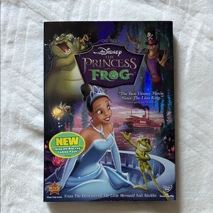 Disney The Princess and the Frog DVD with Colorful Cover